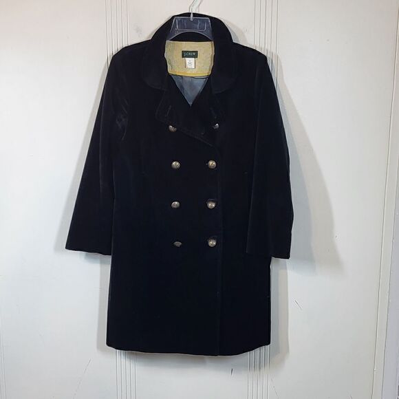 J. CREW WOMEN'S BLACK LIGHTWEIGHT COAT - Picture 4 of 7